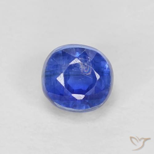 Cianite Taglio a cuscino da 0,42 ct dal Nepal, dimensione 3,8 x 3,6mm, purezza VS, pietra preziosa naturale non trattati, Cianite 1pc in colore Blu Egiziano, durezza Mohs di 6 - 7, Photo A