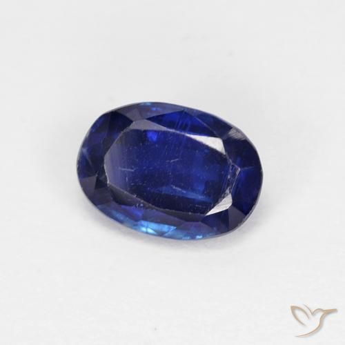 1.02 ct Blue Kyanite Stone, Natural Kyanite in Oval Facet Shape for Sale