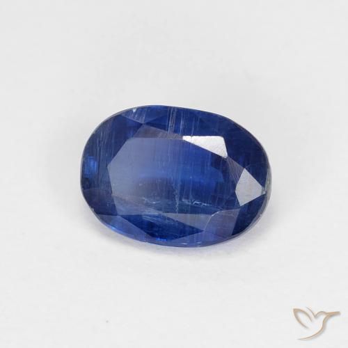 1.14 ct Blue Kyanite Stone, Natural Kyanite in Oval Facet Shape for Sale