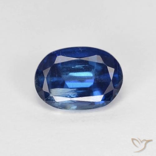 1.15ct Natural Navy Blue Kyanite, Oval, VS-SI