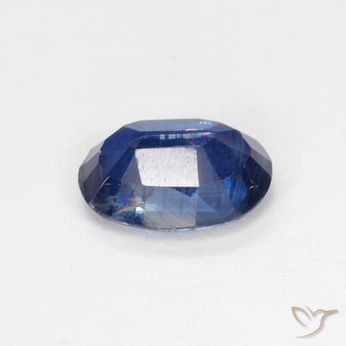 Kyanite Gemstone in 7 x 5 mm (calibrated) Size for Sale, Kyanite Stone in Navy Blue Color