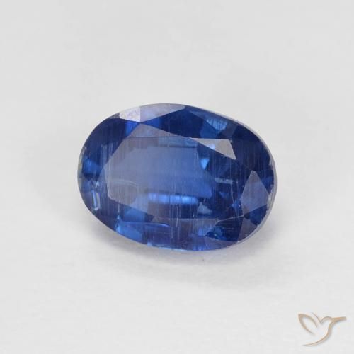 1.31ct Natural Navy Blue Kyanite, Oval, VS-SI