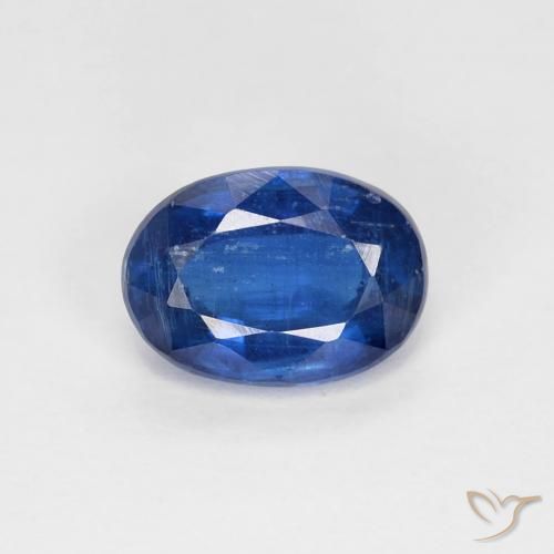 1.01ct Natural Navy Blue Kyanite, Oval, VS-SI