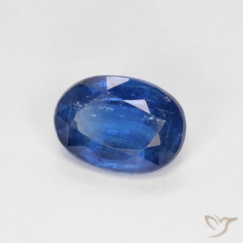 1.01 ct Blue Kyanite Stone, Natural Kyanite in Oval Facet Shape for Sale