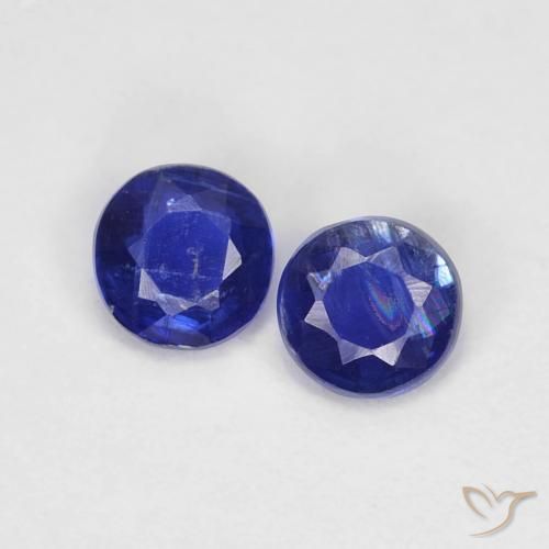 0.44 ct Blue Kyanite, 3.7 mm Round Cut From Nepal, Photo A