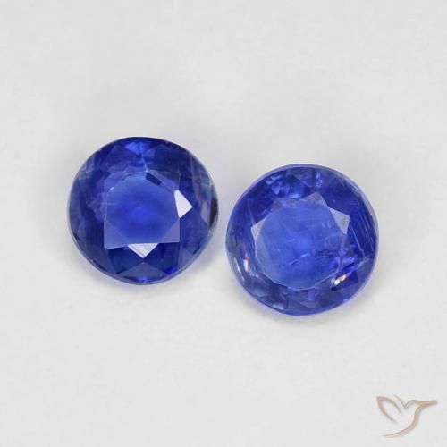 0.5 ct Blue Kyanite, 3.8 mm Round Cut From Nepal, Photo A