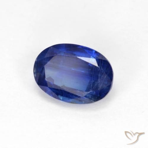 1.19 ct Blue Kyanite Stone, Natural Kyanite in Oval Facet Shape for Sale