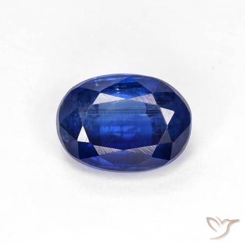 1.18ct Natural Navy Blue Kyanite, Oval, VS-SI