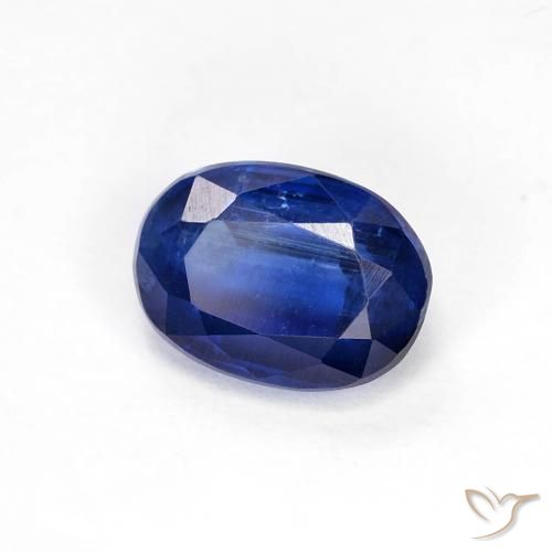 1.18 ct Blue Kyanite Stone, Natural Kyanite in Oval Facet Shape for Sale