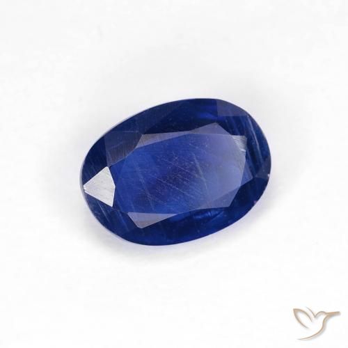 1.05 ct Blue Kyanite Stone, Natural Kyanite in Oval Facet Shape for Sale
