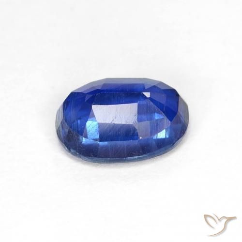 Kyanite Gemstone in 7 x 5 mm (calibrated) Size for Sale, Kyanite Stone in Intense Navy Blue Color