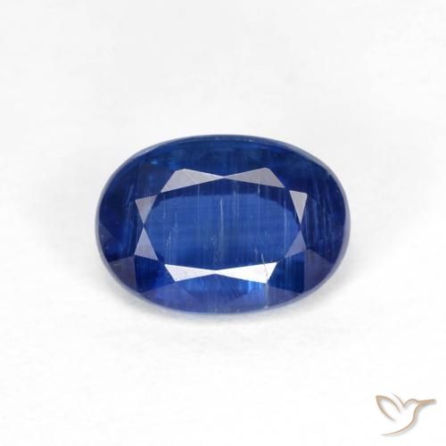 1.04ct Natural Deep Blue Kyanite, Oval, VS-SI, Photo A