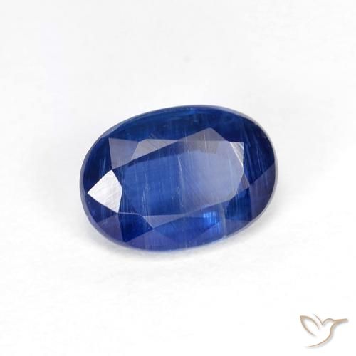 1.04 ct Blue Kyanite Stone, Natural Kyanite in Oval Facet Shape for Sale