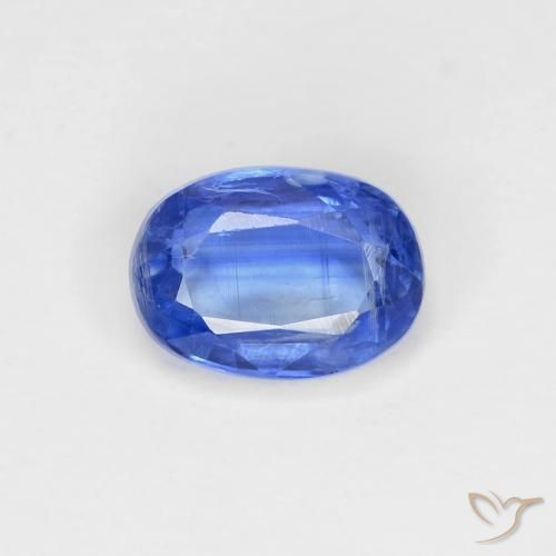 1.09 ct Blue Kyanite, 6.9 x 4.9 mm Oval Cut From Nepal, Photo A