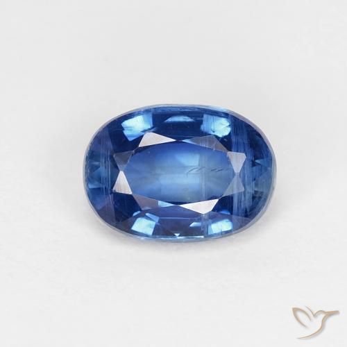 1.15ct Natural Navy Blue Kyanite, Oval, VS-SI