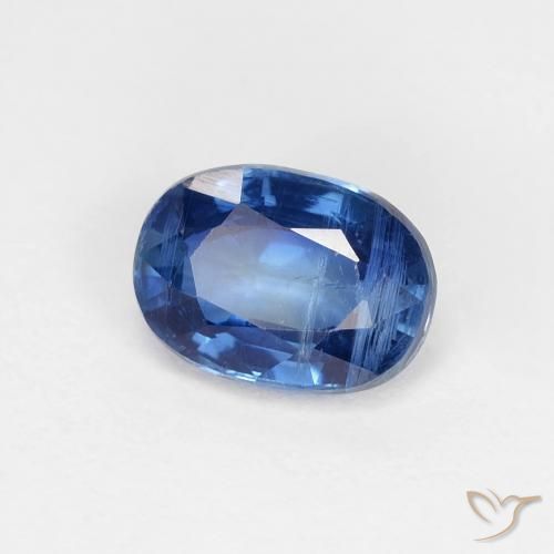 1.15 ct Blue Kyanite Stone, Natural Kyanite in Oval Facet Shape for Sale