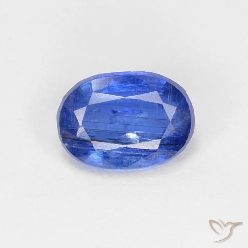1.21ct Natural Deep Blue Kyanite, Oval, SI