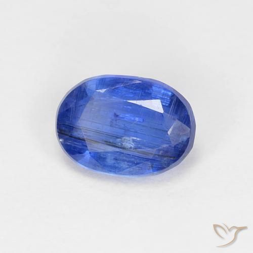 1.21 ct Blue Kyanite Stone, Natural Kyanite in Oval Facet Shape for Sale