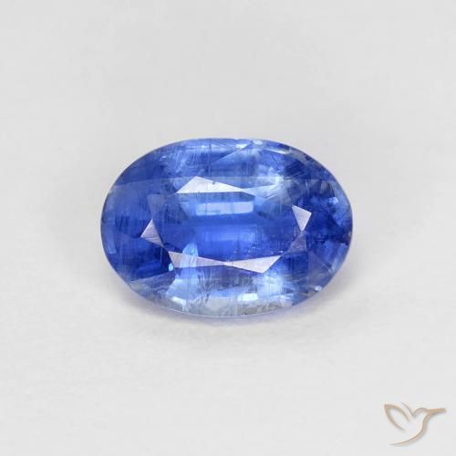 1.01ct Natural Deep Azure Blue Kyanite, Oval, SI