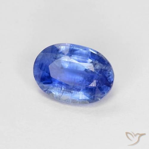 1.01 ct Blue Kyanite Stone, Natural Kyanite in Oval Facet Shape for Sale