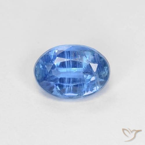 1.09ct Natural Medium Blue Kyanite, Oval, VS-SI