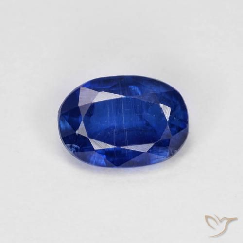1.08 ct Blue Kyanite, 7.1 x 5.1 mm Oval Cut From Nepal, Photo A