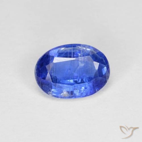 1.07ct Natural Deep Blue Kyanite, Oval, VS-SI, Photo A
