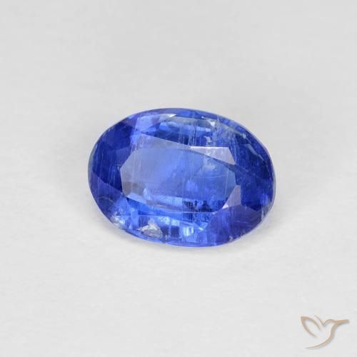 1.07 ct Blue Kyanite Stone, Natural Kyanite in Oval Facet Shape for Sale