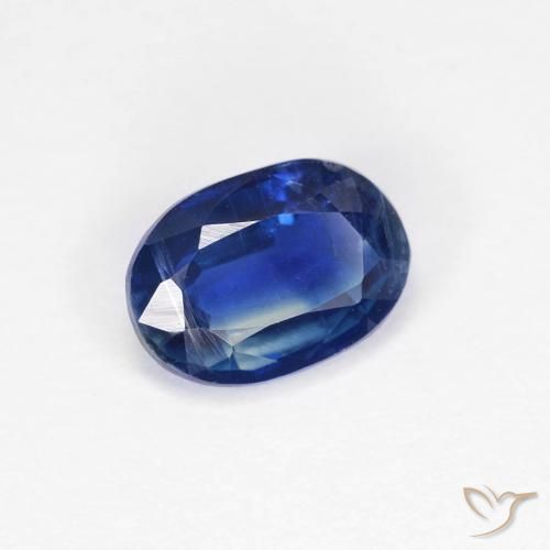 0.99 ct Blue Kyanite Stone, Natural Kyanite in Oval Facet Shape for Sale