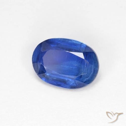 1.00 ct Blue Kyanite Stone, Natural Kyanite in Oval Facet Shape for Sale