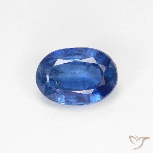 1.20ct Natural Navy Blue Kyanite, Oval, VS-SI