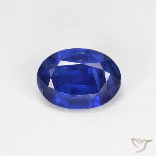 1.26ct Natural Dark Blue Kyanite, Oval, VS-SI