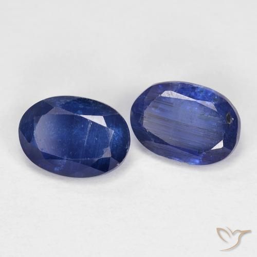 1.94 ctw Blue Kyanite Stones, Natural Kyanite in Oval Facet Shape for Sale