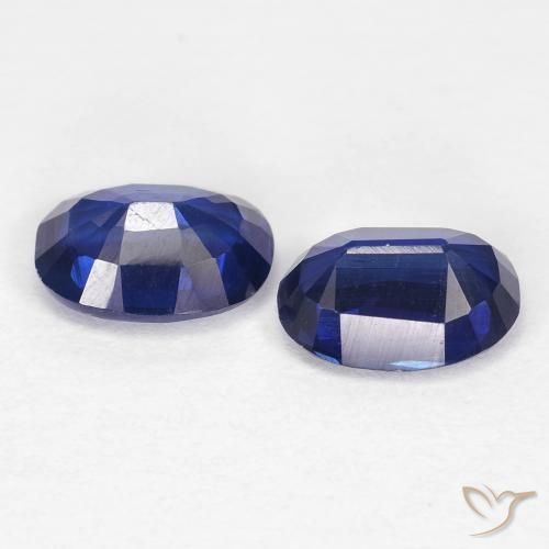 Kyanite Gemstones in 7 x 5 mm (calibrated) Size for Sale, Kyanite Stones in Intense Navy Blue Color