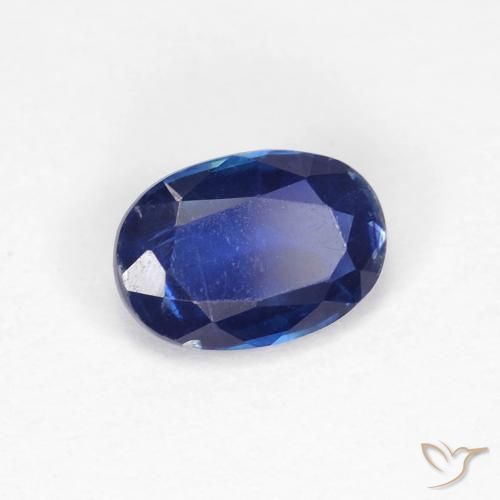 0.99 ct Blue Kyanite Stone, Natural Kyanite in Oval Facet Shape for Sale