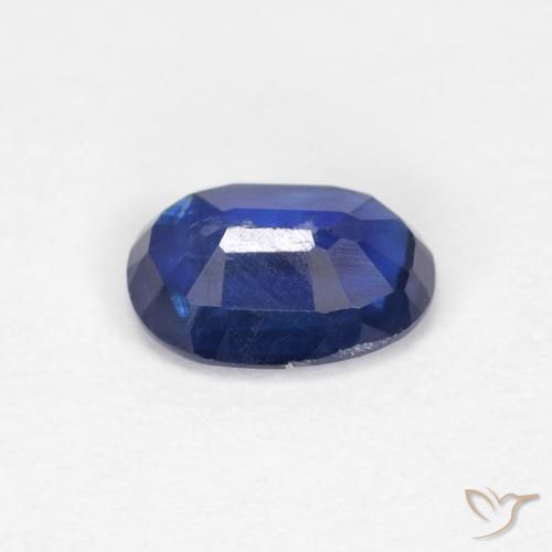 Kyanite Gemstone in 7 x 5 mm (calibrated) Size for Sale, Kyanite Stone in Intense Navy Blue Color