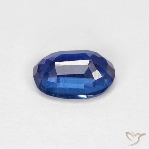 Kyanite Gemstone in 7 x 5 mm (calibrated) Size for Sale, Kyanite Stone in Deep Blue Color