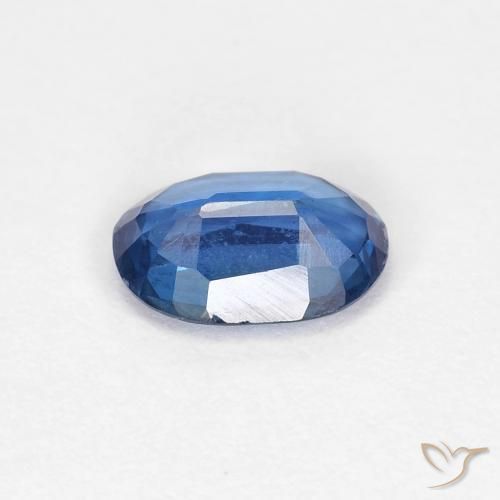 Kyanite Gemstone in 7 x 5 mm (calibrated) Size for Sale, Kyanite Stone in Light Navy Blue Color