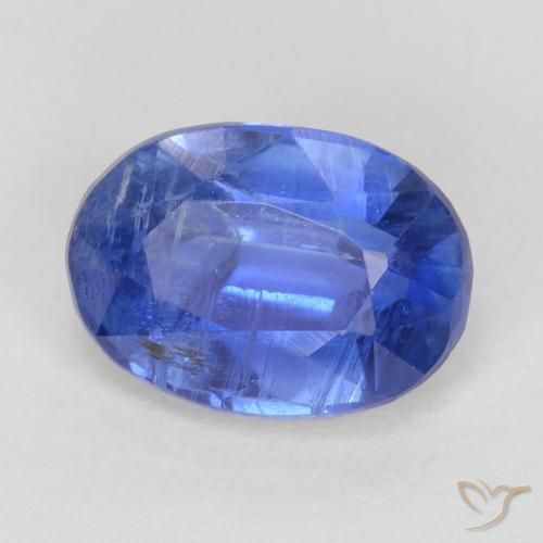 1.09 ct Blue Kyanite Stone, Natural Kyanite in Oval Facet Shape for Sale