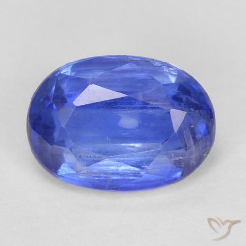 1.16ct Natural Deep Azure Blue Kyanite, Oval, SI