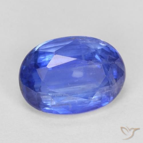 1.16 ct Blue Kyanite Stone, Natural Kyanite in Oval Facet Shape for Sale