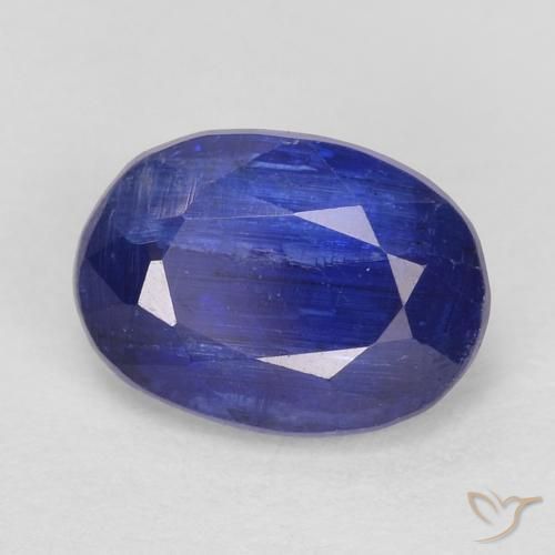 1.07 ct Blue Kyanite Stone, Natural Kyanite in Oval Facet Shape for Sale