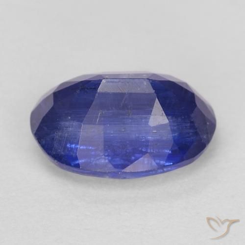 Kyanite Gemstone in 7 x 5 mm (calibrated) Size for Sale, Kyanite Stone in Intense Navy Blue Color