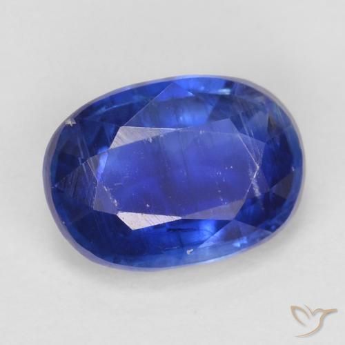 1.15 ct Blue Kyanite Stone, Natural Kyanite in Oval Facet Shape for Sale