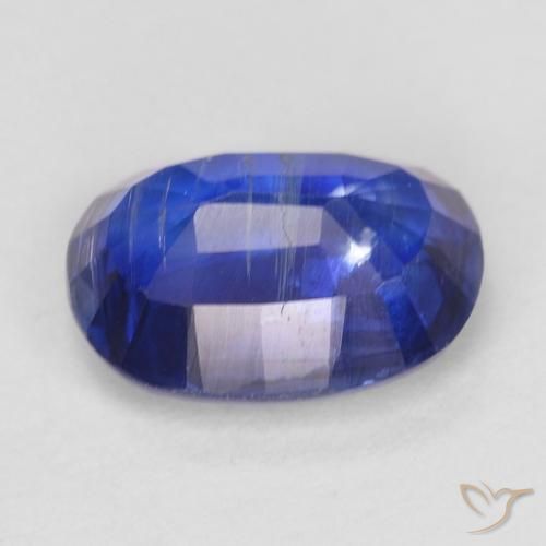 Kyanite Gemstone in 7 x 5 mm (calibrated) Size for Sale, Kyanite Stone in Intense Navy Blue Color