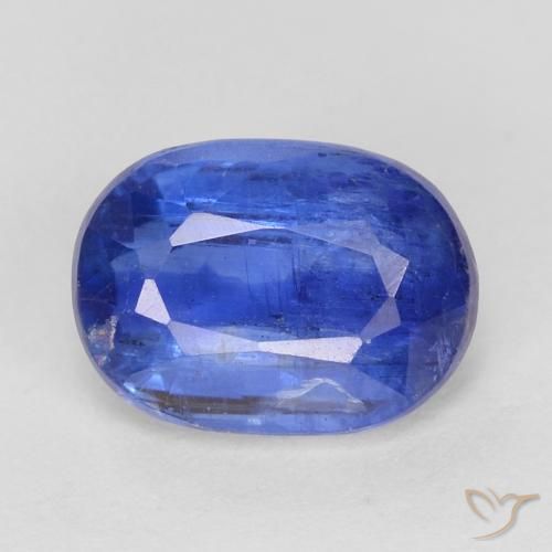 1.13ct Natural Dark Blue Kyanite, Oval, SI