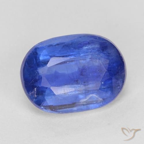 1.13 ct Blue Kyanite Stone, Natural Kyanite in Oval Facet Shape for Sale
