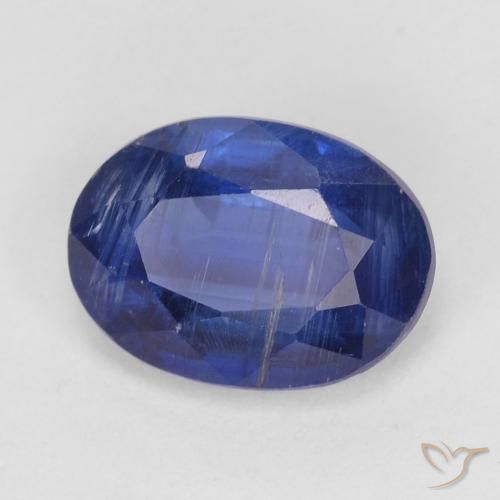 1.00 ct Blue Kyanite Stone, Natural Kyanite in Oval Facet Shape for Sale