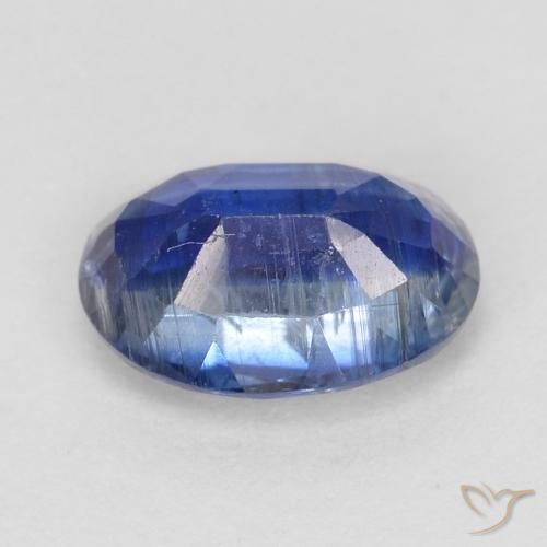 Kyanite Gemstone in 7 x 5 mm (calibrated) Size for Sale, Kyanite Stone in Intense Navy Blue Color