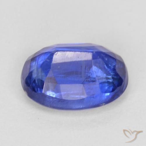 Kyanite Gemstone in 7 x 5 mm (calibrated) Size for Sale, Kyanite Stone in Deep Azure Blue Color